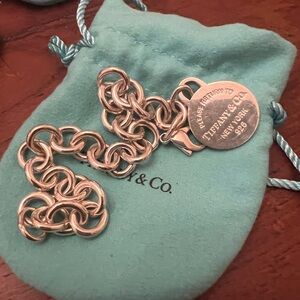 Tiffany & Co. Silver Return to Tiffany Circle Charm Bracelet